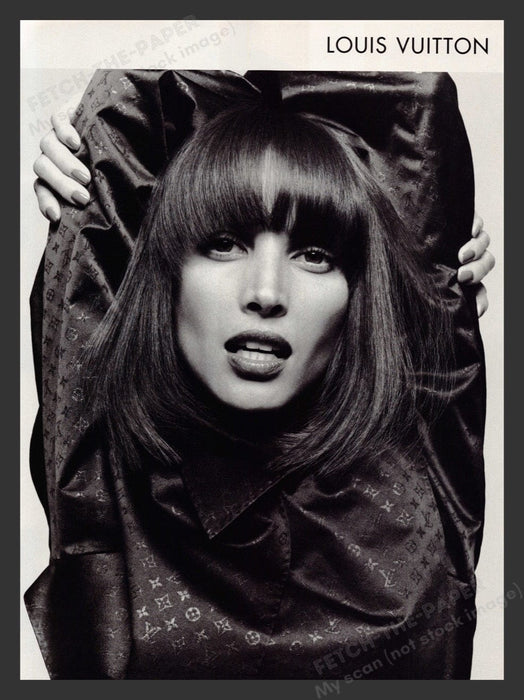 2000 Louis Vuitton Christy Turlington Print Advertisement Ad