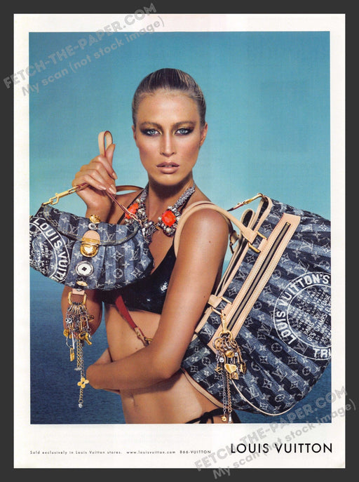 2007 Print Advertisement Louis Vuitton Handbags Fashion Ad.