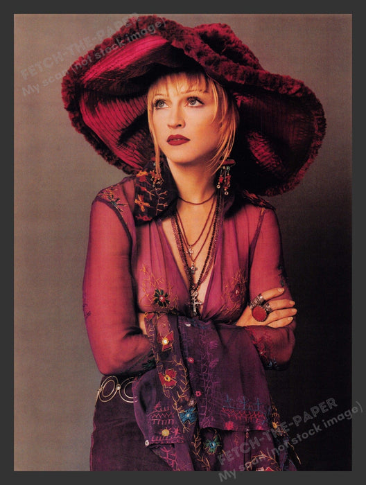 Madonna Magazine Article & Fashion Photos 1990s Print Advertisement Ad 1992 Fetch the Paper!
