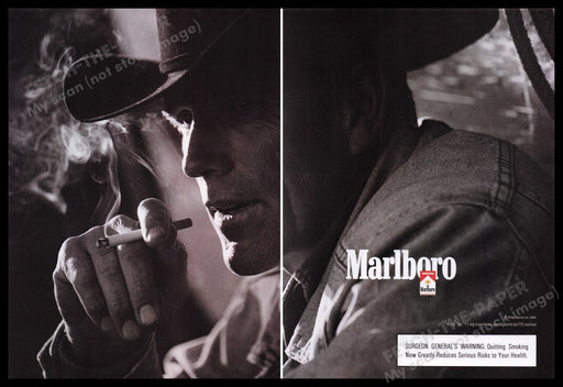 Marlboro 2000s Print Advertisement Ad (2 pages) 2000 Fetch the Paper!