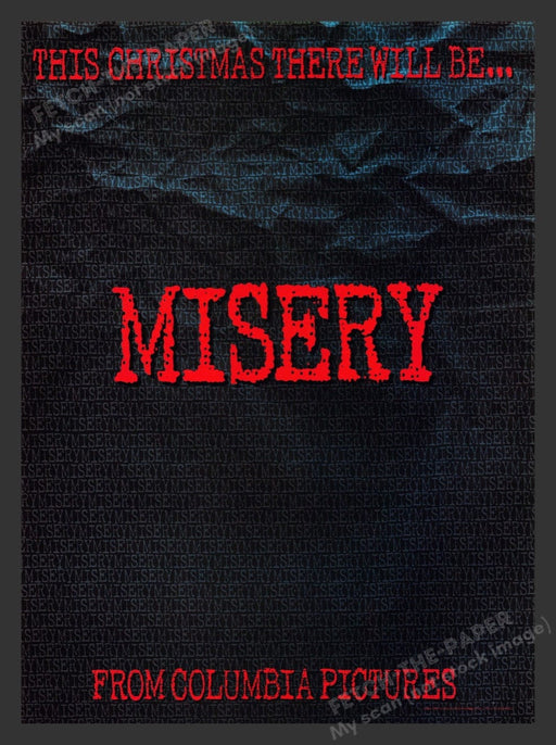 1990 Misery Movie Release Print Advertisement Ad