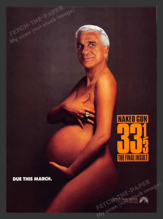 1994 Naked Gun 33 1/3 The Final Insult Movie Release Print Advertisement Ad