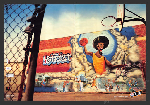 2001 NBA Street Video Game Print Advertisement (2 Pages).