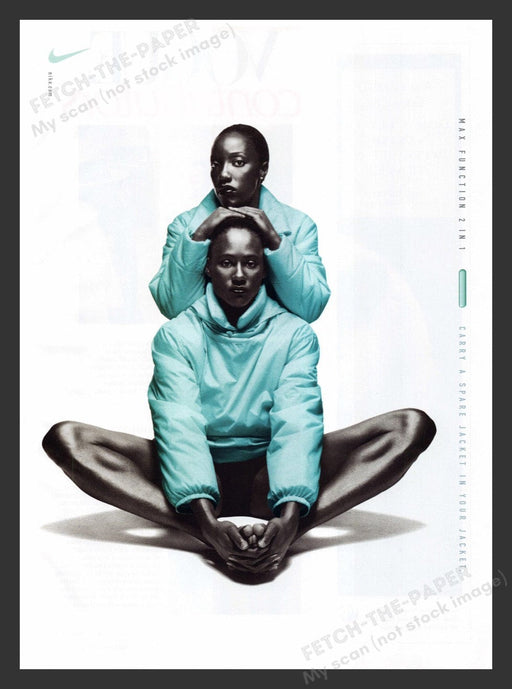 2000 Nike Carry A Spare Jacket Max Function 2 in 1 Print Advertisement Ad