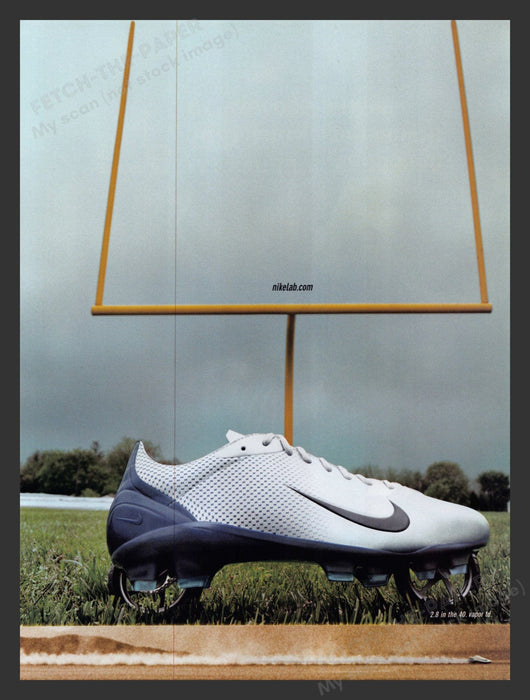 2003 Nike Shoes Football Lab Print Advertisement Ad.