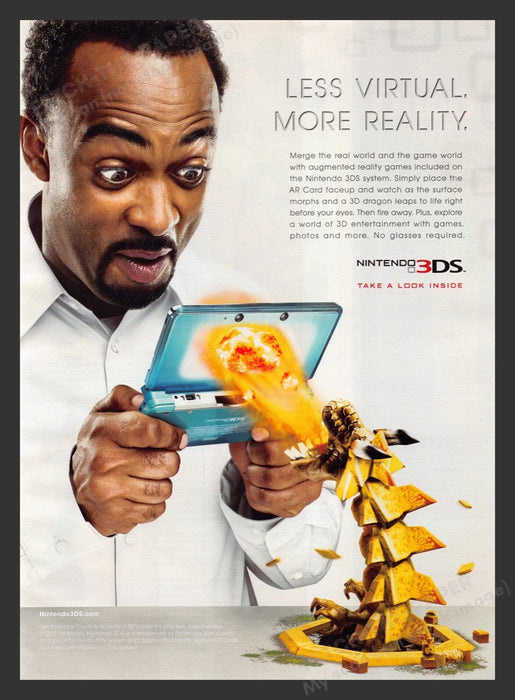 2011 Nintendo 3DS Print Advertisement Ad