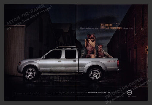 2003 Nissan Frontier 4x4 Truck Print Advertisement (2 Pages)