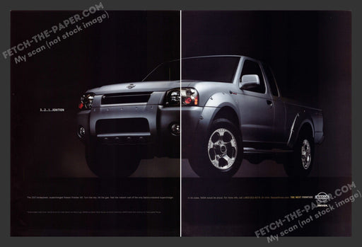 2000 Nissan Frontier Truck  Print Advertisement (2 Pages).