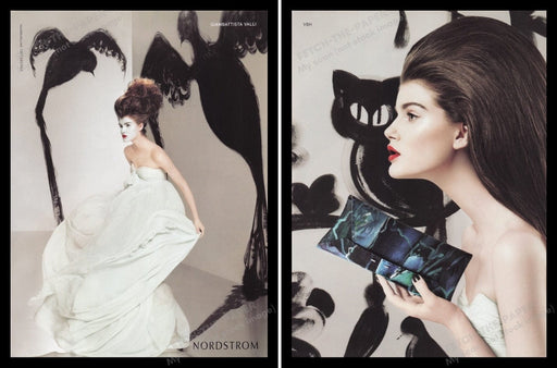 Nordstrom Giambattista Valli VBH 2000s Print Advertisement Ad Front & Back 2008 Fetch the Paper!