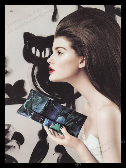 Nordstrom Giambattista Valli VBH 2000s Print Advertisement Ad Front & Back 2008 Fetch the Paper!