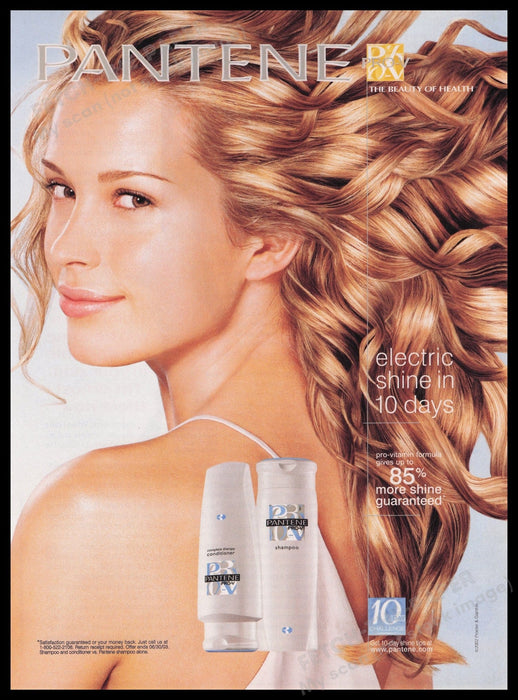 Pantene 2000s Print Advertisement Ad 2003 Fetch the Paper!