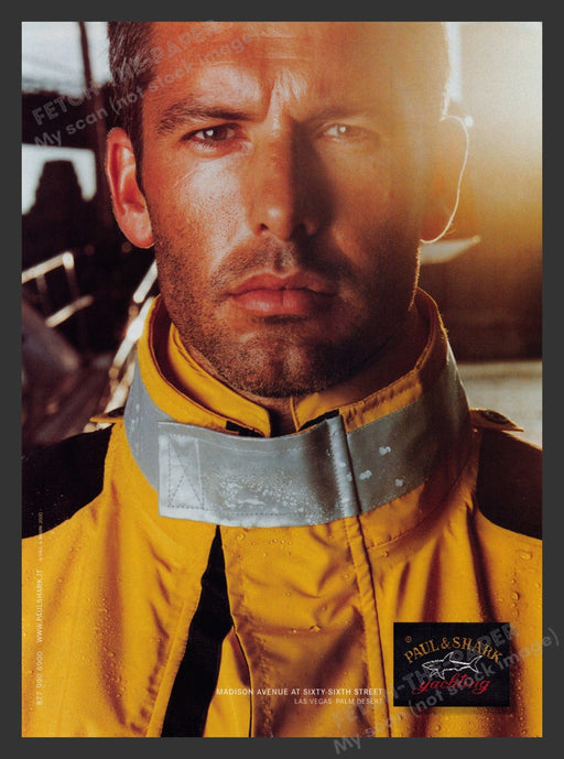 Paul & Shark 2000s Print Advertisement 2000 Yachting Sexy Man Fetch the Paper!