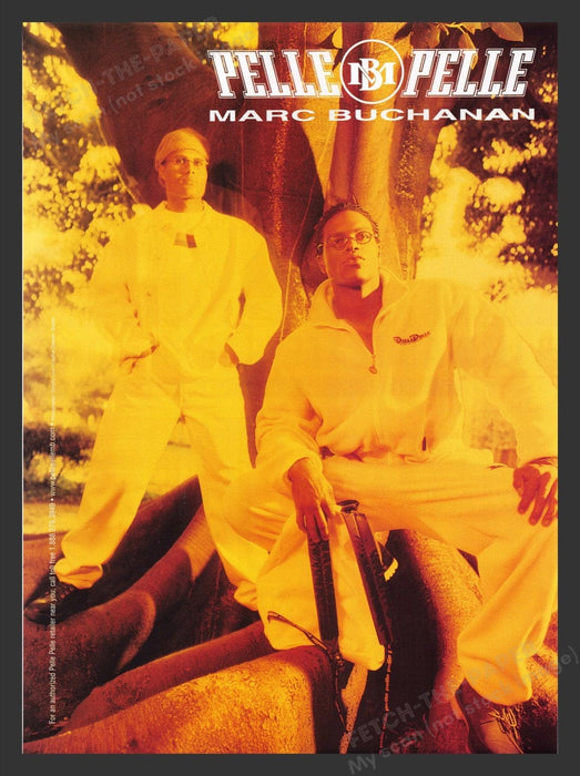 1999 Pelle Pelle Marc Buchanan Clothing Print Advertisement Ad