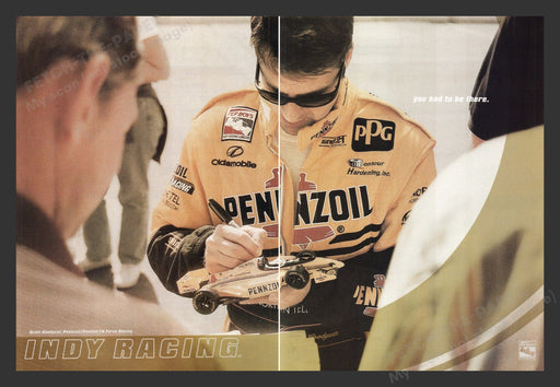 1999 Pennzoil Scott Goodyear Indy Racing Print Advertisement (2 Pages).