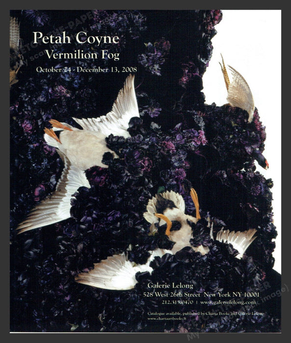 2008 Petah Coyne NYC Art Gallery Show Print Advertisement Ad