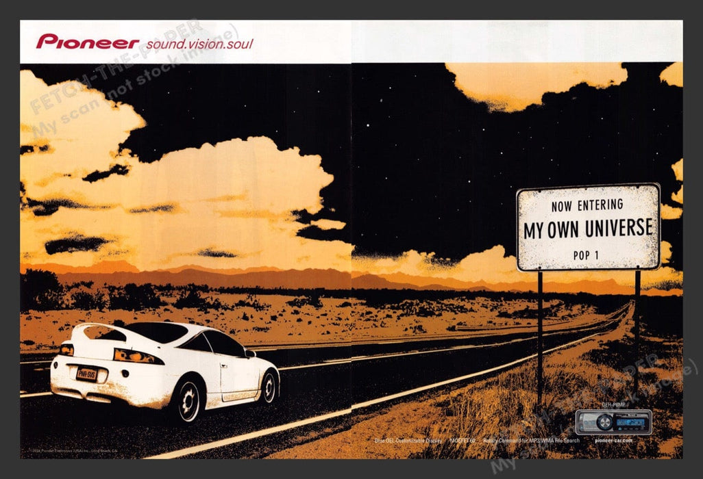2004 Pioneer Electronics DEH-P8MP Print Advertisement (2 Pages)