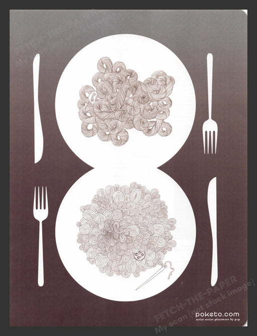 2007 Poketo Artist Series Plateware by Pep Print Advertisement.