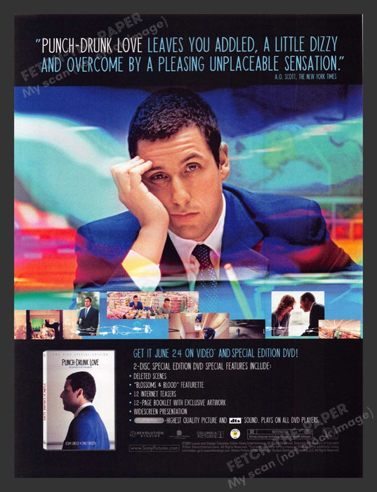 2003 Punch-Drunk Love Movie Release Print Advertisement Ad
