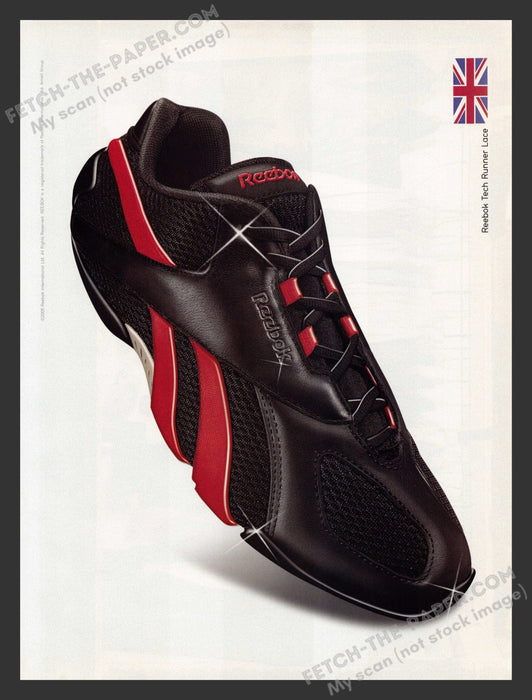 2005 Print Advertisement Reebok Tech Runner Lace Shoes Ad.