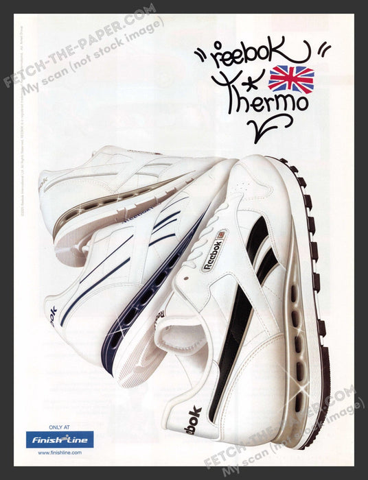 2005 Print Advertisement Reebok Thermo Shoes Ad.