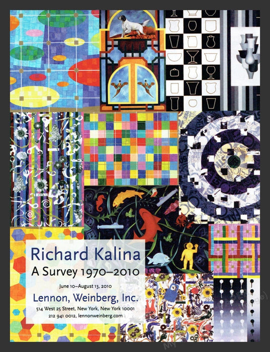 2010 Richard Kalina NYC Art Gallery Show Print Advertisement Ad