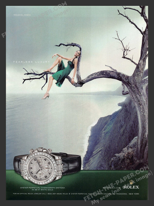 2007 Print Advertisement Rolex Watches Oyster Perpetual Cosmograph Daytona Ad.