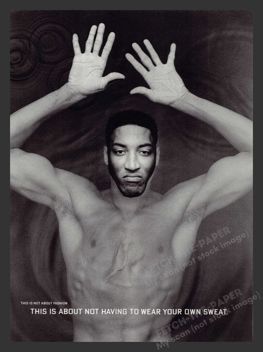 1998 Scotty Pippin Face on Another Body Magazine Photo Only