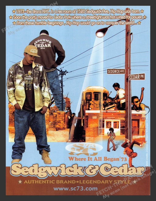 2006 Sedgwick & Cedar Clothing SC73 Print Advertisement Ad.