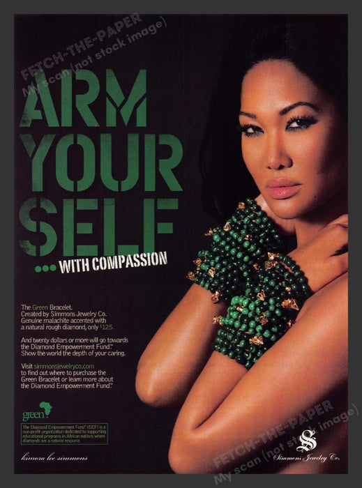 2007 Simmons Jewelry Co. Diamond Empowerment Fund Print Advertisement Ad