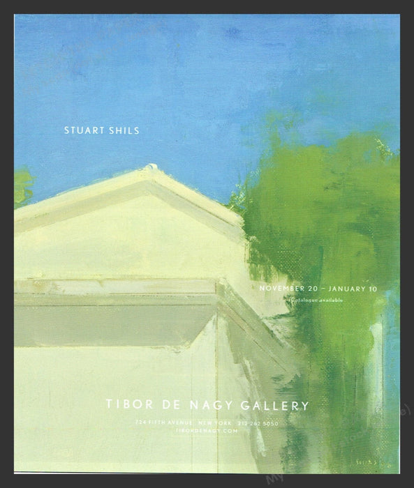 2008 Stuart Shils NYC Art Gallery Show Print Advertisement Ad
