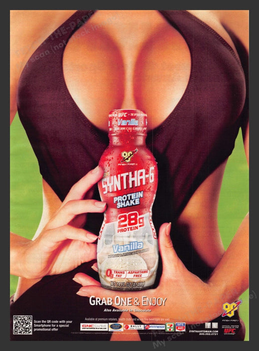 2011 Syntha-6 Protein Shake Print Advertisement Ad