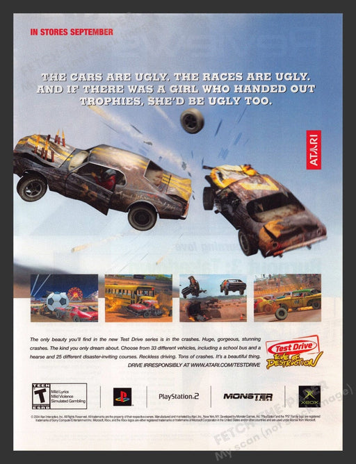 2004 Test Drive: Eve of Destruction Video Game Print Advertisement