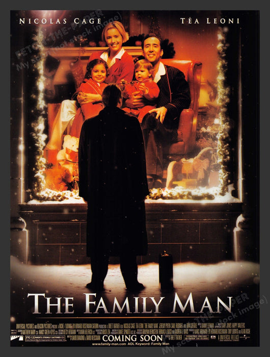 2000 The Family Man Movie Release Nick Cage & Tea Leoni Print Advertisement Ad.