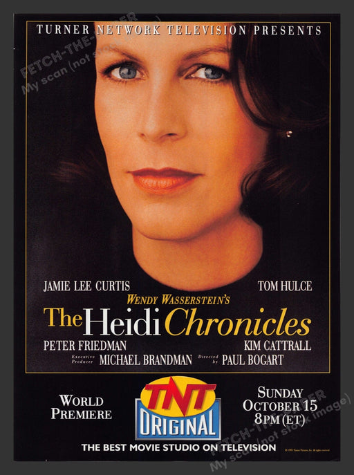 The Heidi Chronicles 1990s Print Advertisement 1995 Curtis T.V. Show Actor Fetch the Paper!