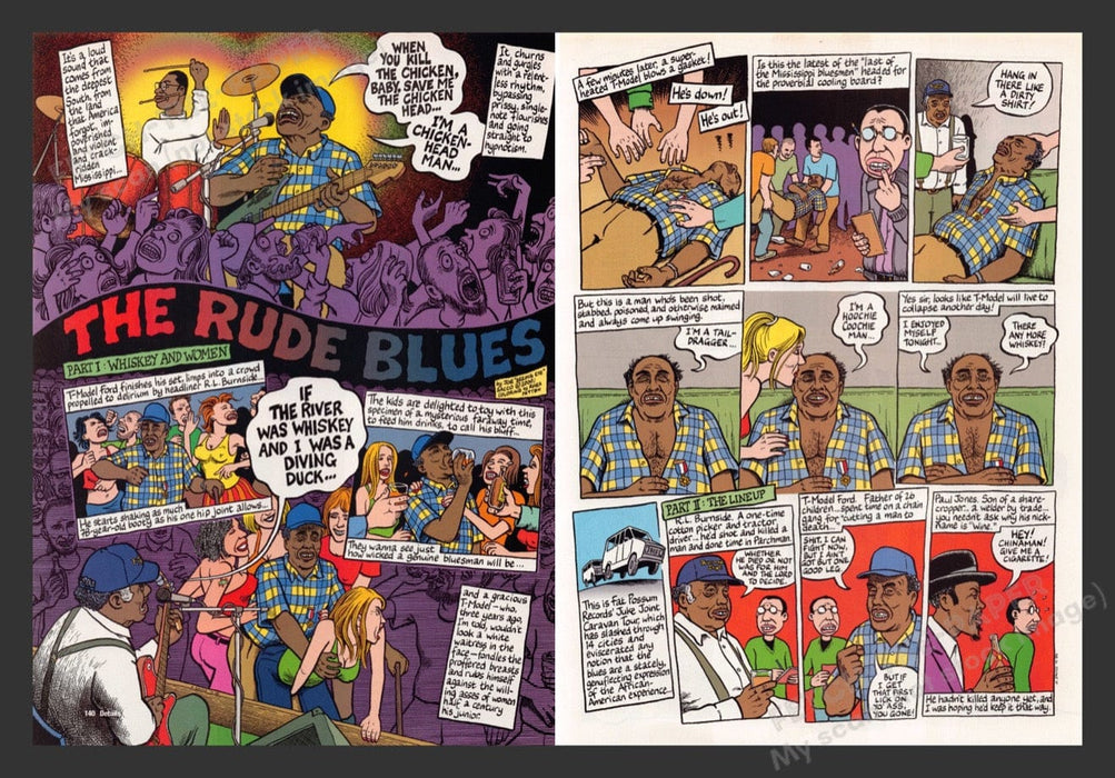 2000 The Rude Blues Comic Strip Print Advertisement (4 Pages)