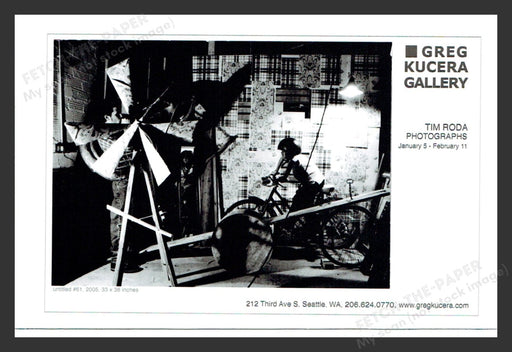 2006 Tim Roda Photographs Seattle Art Gallery Show Print Advertisement Ad