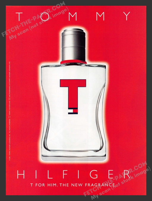 2001 Tommy Hilfiger T for Him Cologne Fragrance Print Advertisement.