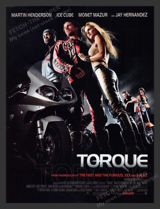 2004 Torque Movie Release Print Advertisement Ad