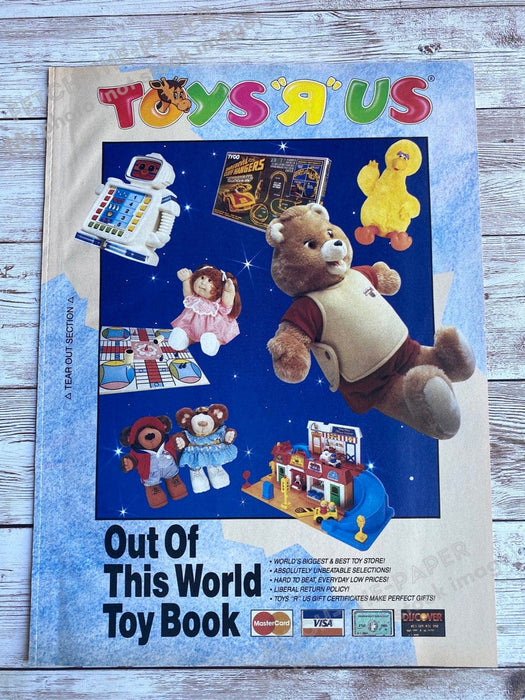 1986 Toys "R" Us "Out of this World" Shopping Catalog / Booklet Magazine Insert