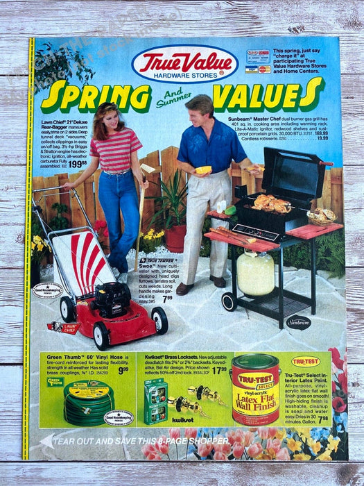 1985 True Value "Spring Values" Shopper Catalog / Booklet Magazine Insert