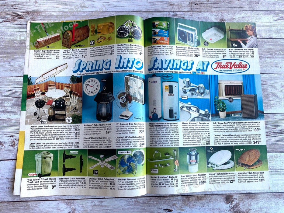 True Value 1980s "Spring Values" Shopper Catalog Booklet Magazine Insert 1985 Fetch the Paper!
