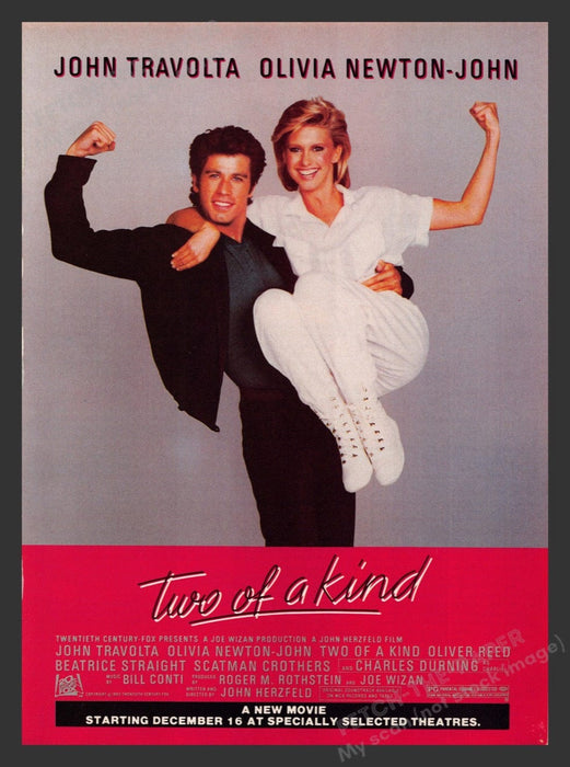 1983 Two of a Kind Movie Release Print Advertisement Ad
