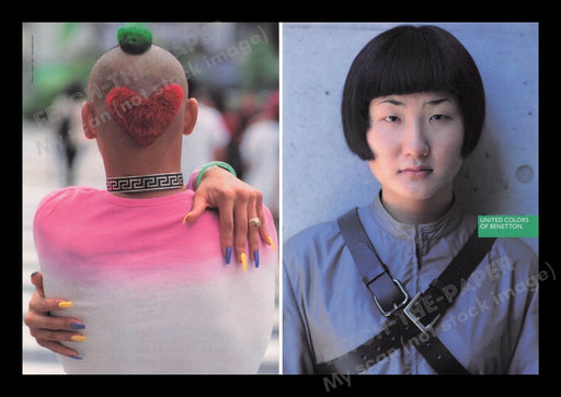 United Colors Of Benetton 1990s Print Advertisement Ad (2 pages) 1999 Pride Fetch the Paper!