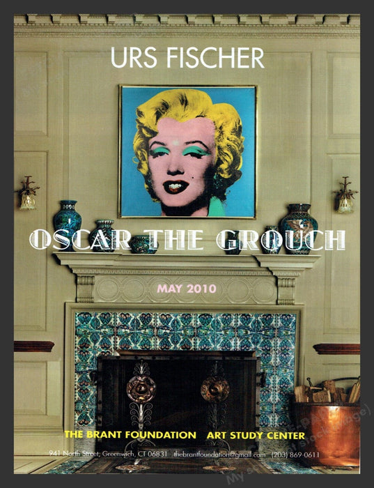 2010 Urs Fischer Greenwich, CT Art Gallery Show Print Advertisement Ad