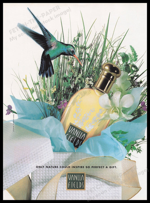 Vanilla Fields 1990s Print Advertisement Ad 1999 Fetch the Paper!