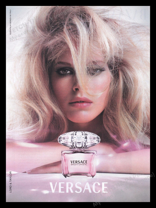 Versace Fragrance Bright Crystal 2000s Print Advertisement Ad 2007 Fetch the Paper!