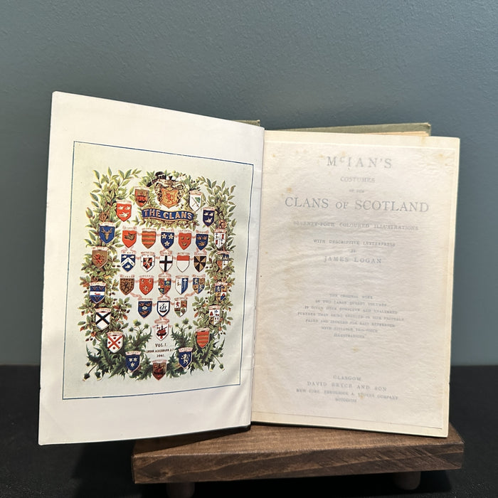 1899 McIan's Costumes Clans of Scotland James Logan Glasgow