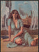 1980s Magazine Illustration 1983 Unknown Artist Voices in her Head Fetch-the-Paper