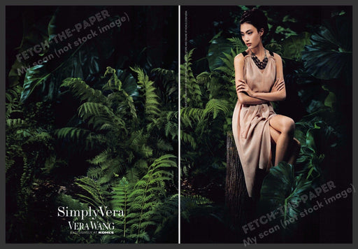 2010s Print Advertisement (2 page) 2013 Bridal Simply Vera Ferns Fetch-the-Paper