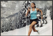 Adidas 2000s Print Advertisement (2pg centerfold) 2005 Running Climacool Snow Fetch-the-Paper